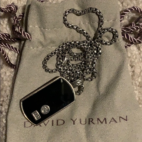 David Yurman dog tag necklace - Picture 2 of 2